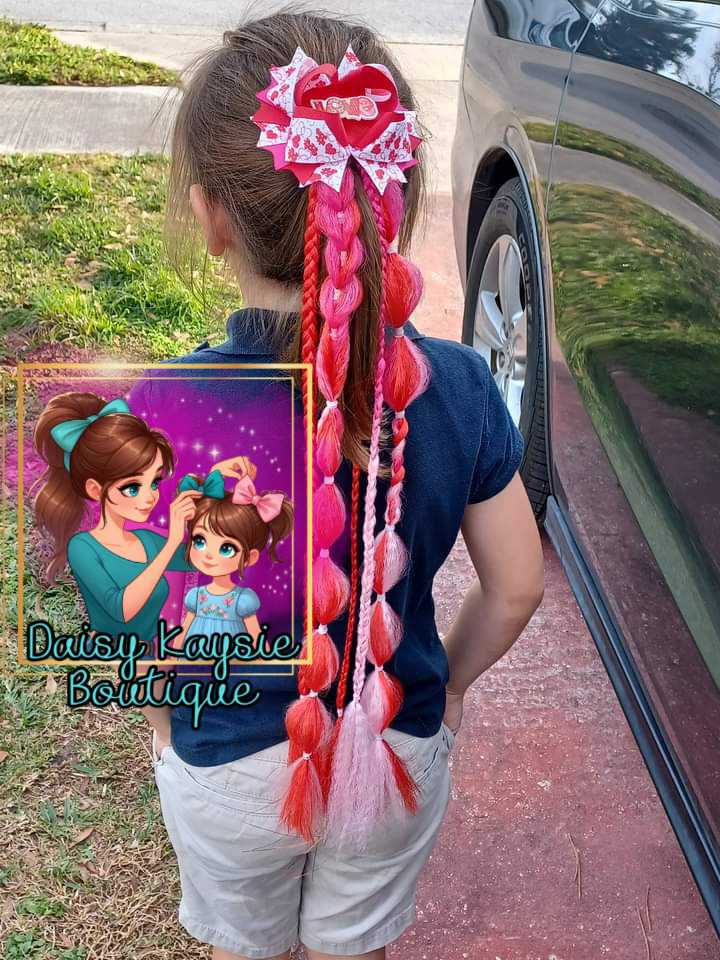 Australian Dog Sisters Stacked Layered Bow