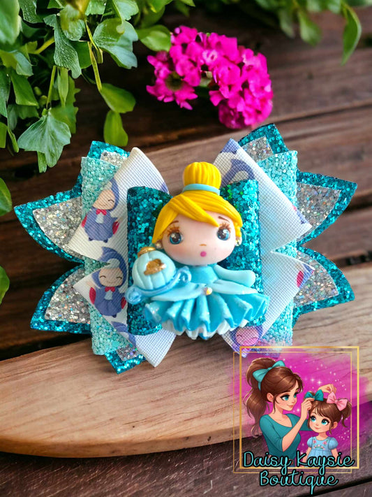 OTT Glass Slipper Princess bow