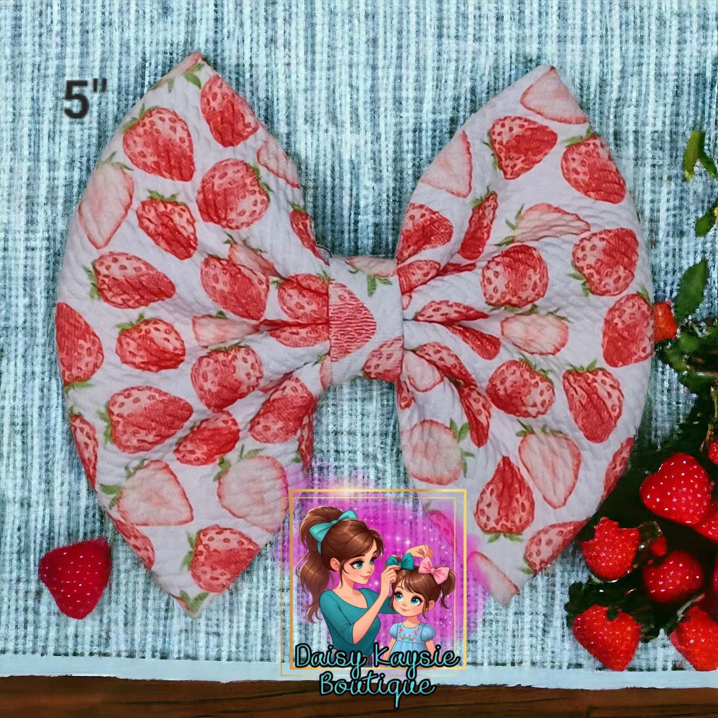 Fresh Fruit Strawberries Kenzie Bow