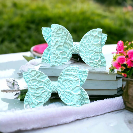 Solid Butterlace Faux Leather Piggy Set