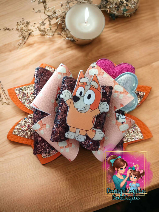OTT Orange Austrian Dog bow