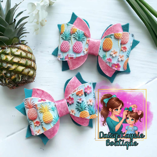 Pineapple Fruit Kaysie Piggy Set