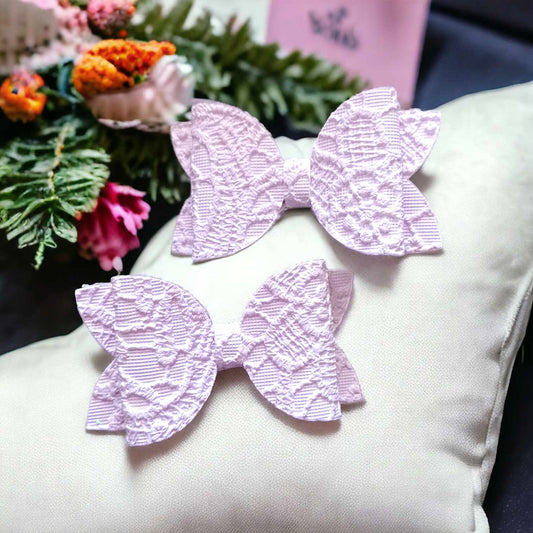 Solid Butterlace Faux Leather Piggy Set