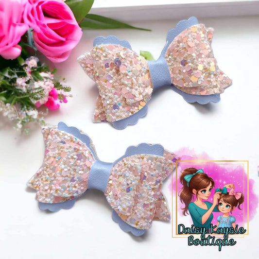 Glitter Purple Kaysie Piggy Set