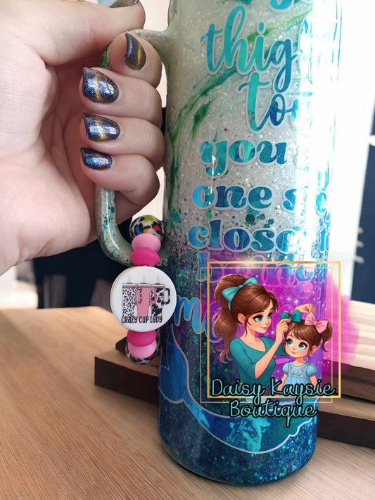Crazy Cup Lady Handle Hugger Beaded  Charm Cup Accessories