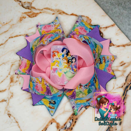 Princess Stacked Layered Bow