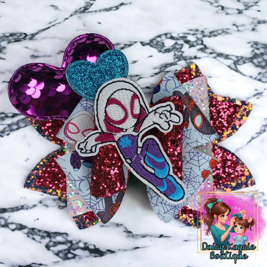 OTT Ghost Girl Spidey bow