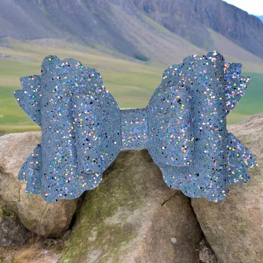 Dark Blue Silver Glitter Kaysie
