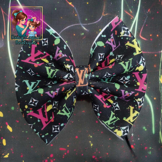 Designer EEL VEE Neon Scuba Bow