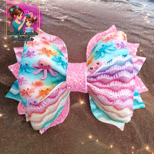 Octopus Ocean Neon Twisted Daisy