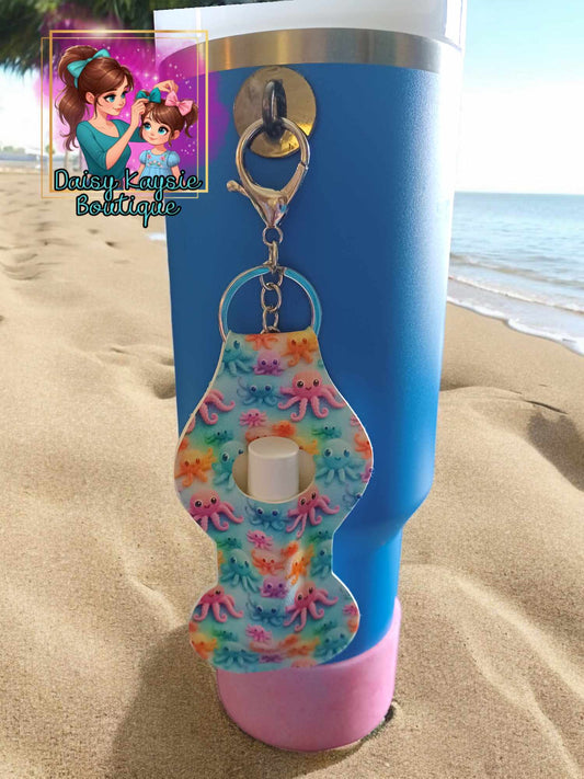 Cute Colorful Octopus Chapstick Holder