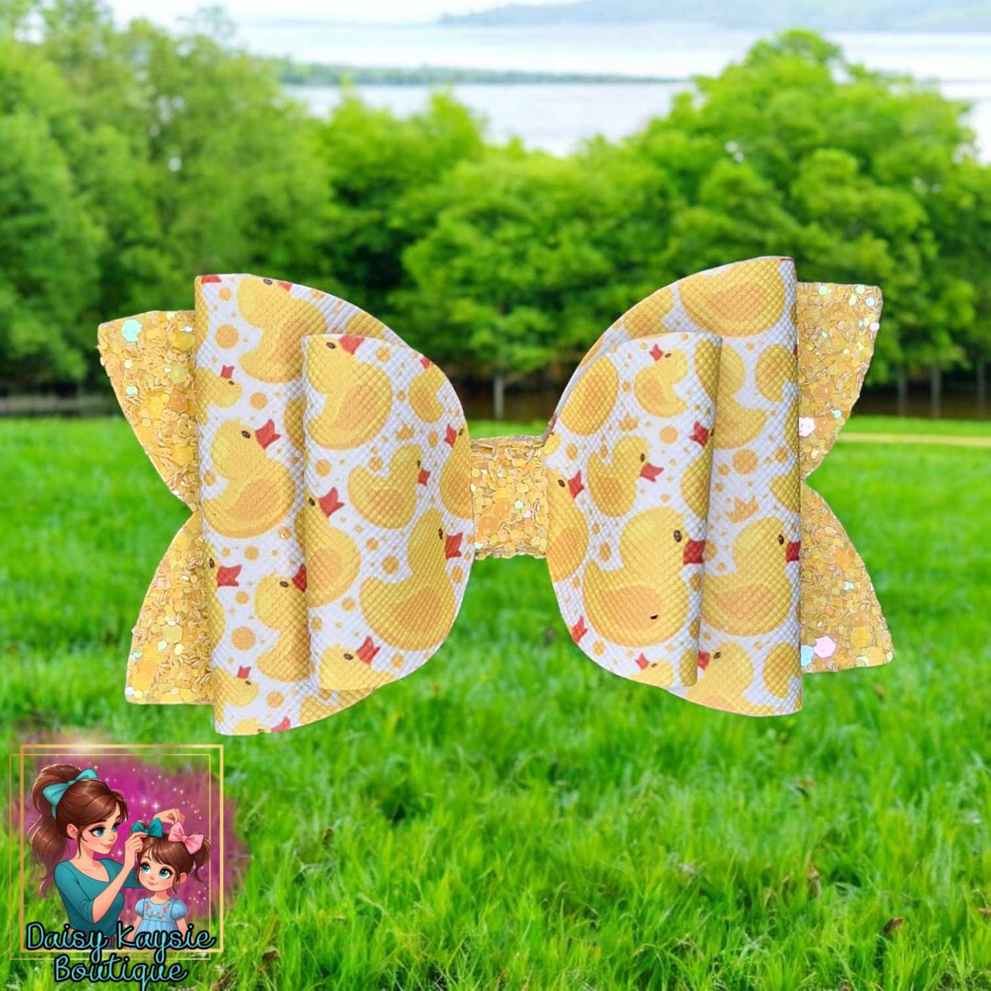 Yellow Ducky Glitter Kaysie