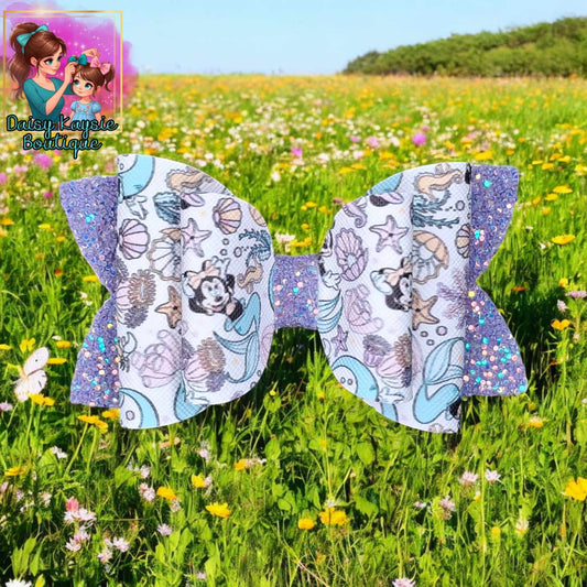 Mermaid Mouse Purple Glitter Kaysie