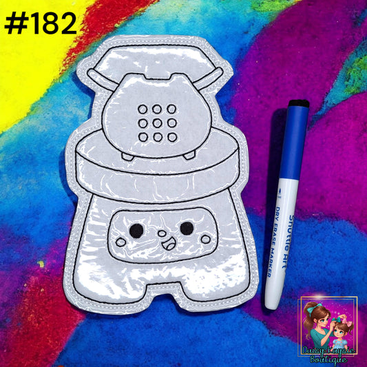 Telephone Dog Clues Show Dry Erase Coloring Activity