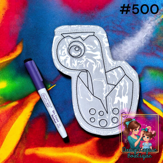 Dinosaur Hatching Egg Dry Erase Coloring Activity