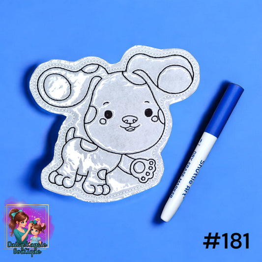 Dog Clues Show Dog Dry Erase Coloring Activity