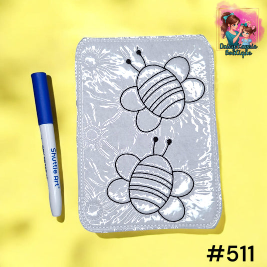 Bees Dry Erase Coloring Activity