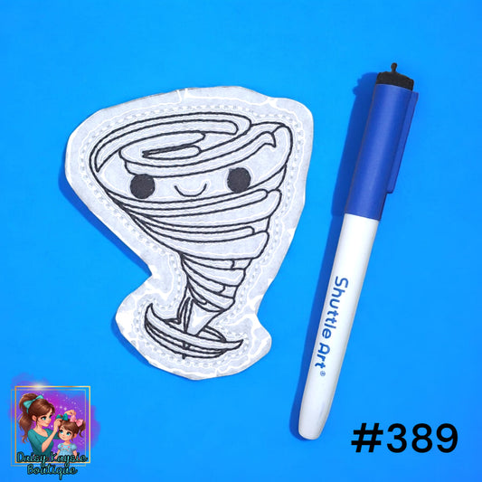 Tornado Dry Erase Coloring Activity