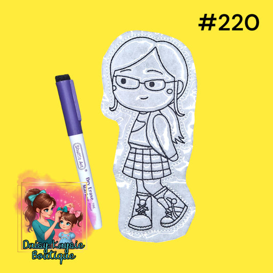 Margo Dry Erase Coloring Activity