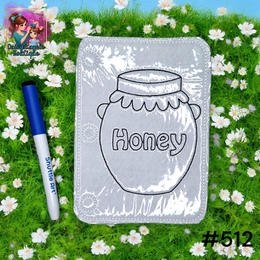 Honey Jar Dry Erase Coloring Activity