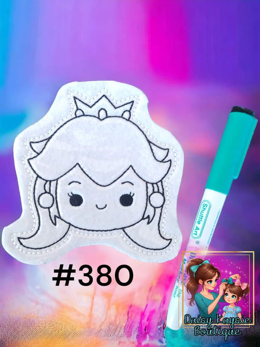 Plumber Brothers Princess Video Game Dry Erase Coloring Activity