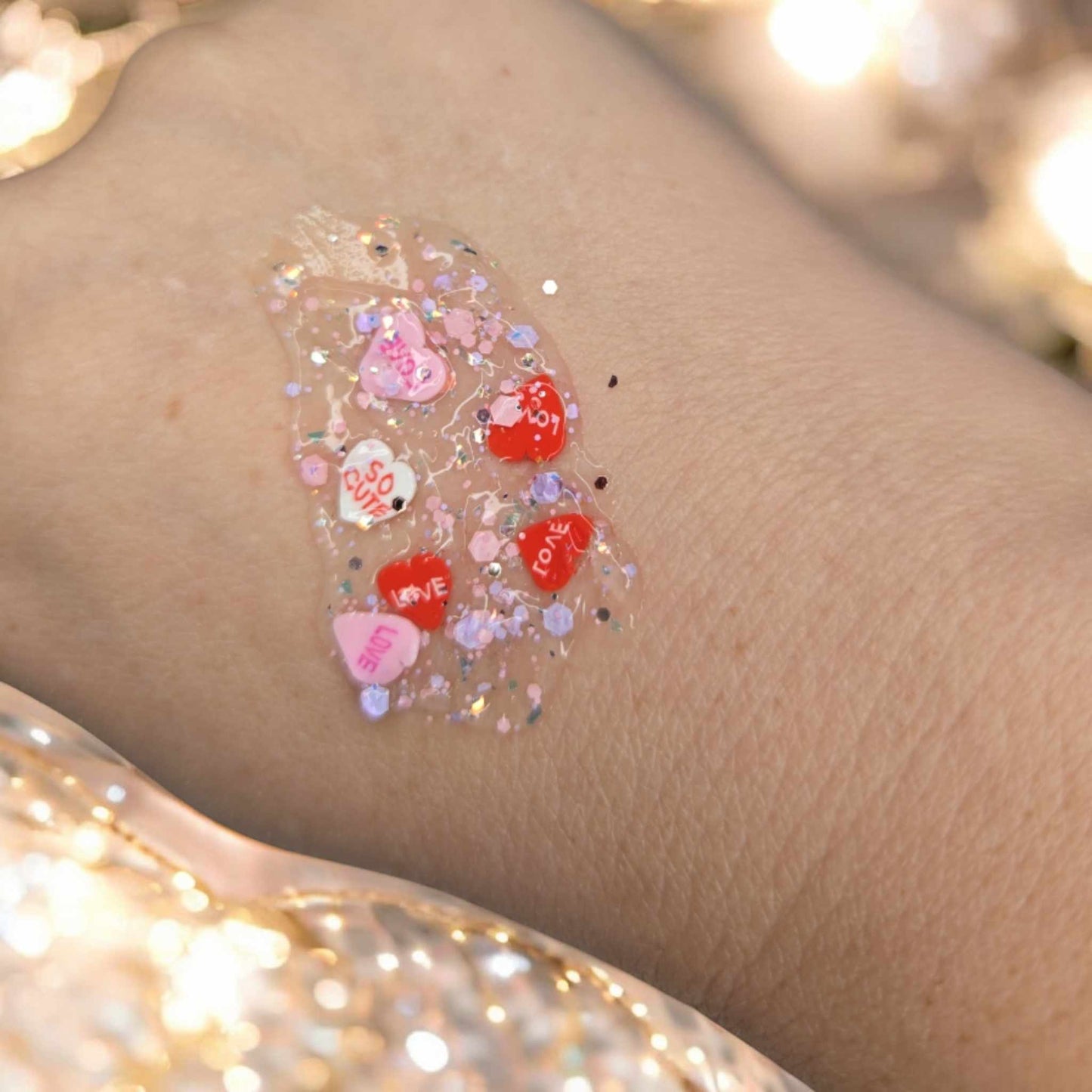 Sweat Hearts Glitter Hair Gel