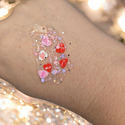 Sweat Hearts Glitter Hair Gel