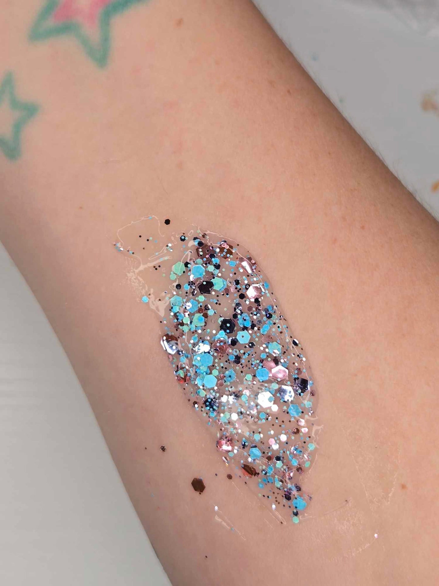 Cotton Candy Glitter Hair Gel