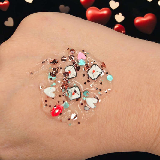 Love letters Glitter Hair Gel