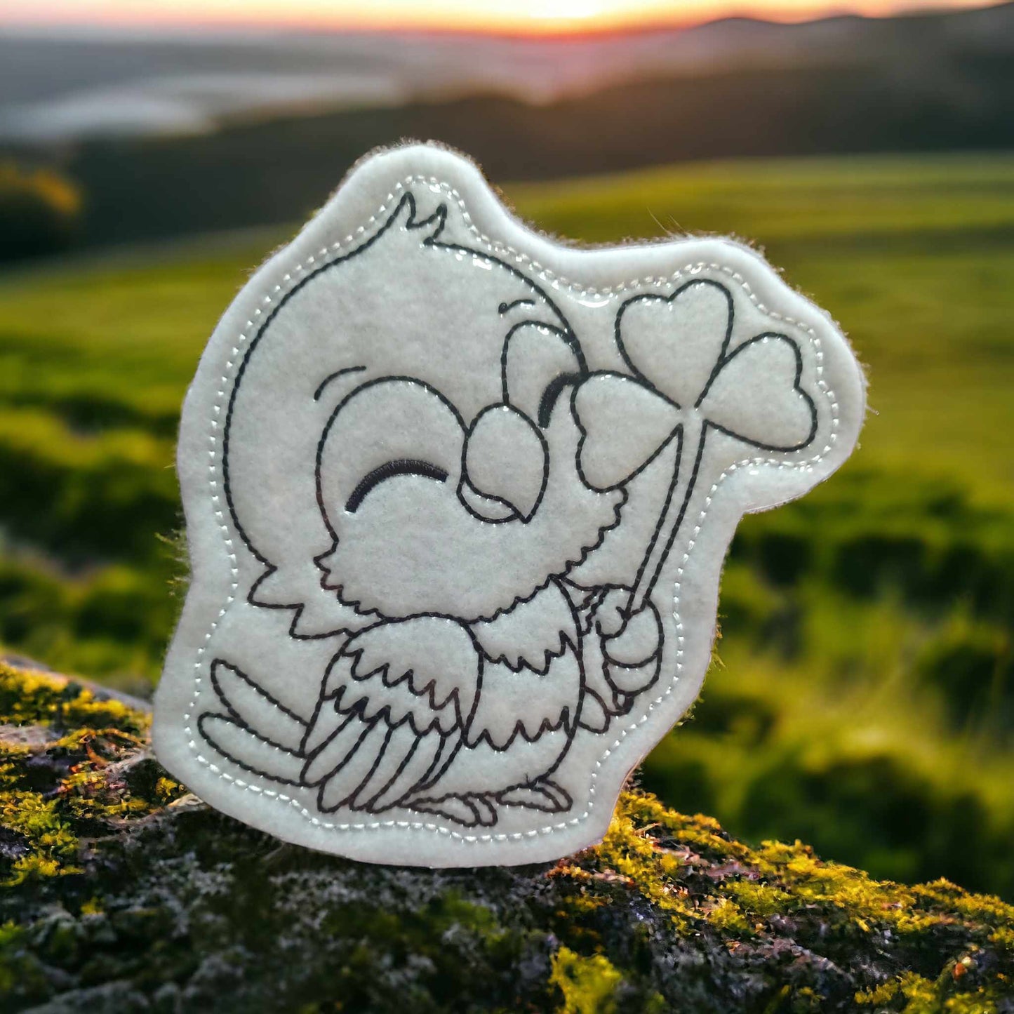 St.patrick's Day Bird 1 Dry Erase Coloring Activity