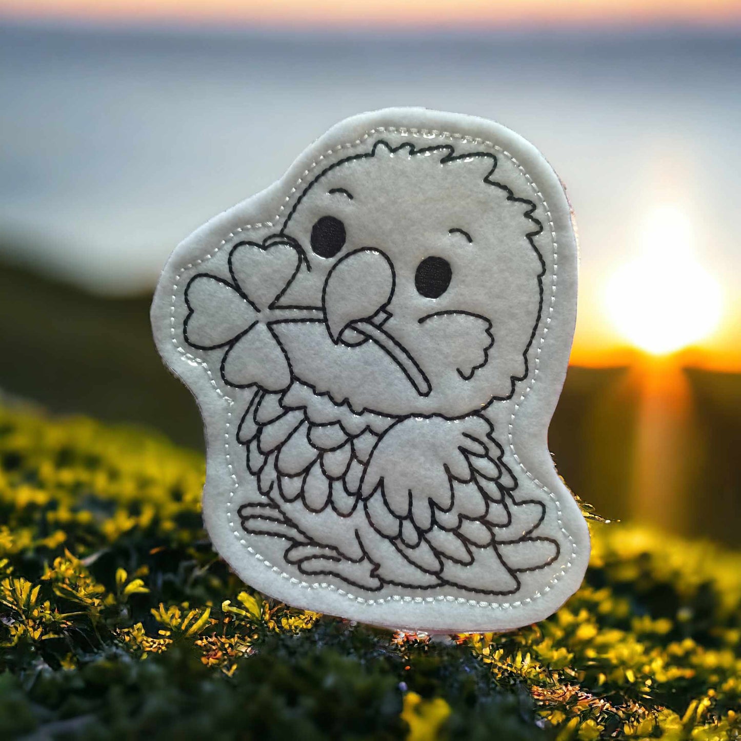St.patrick's Day Bird 2 Dry Erase Coloring Activity
