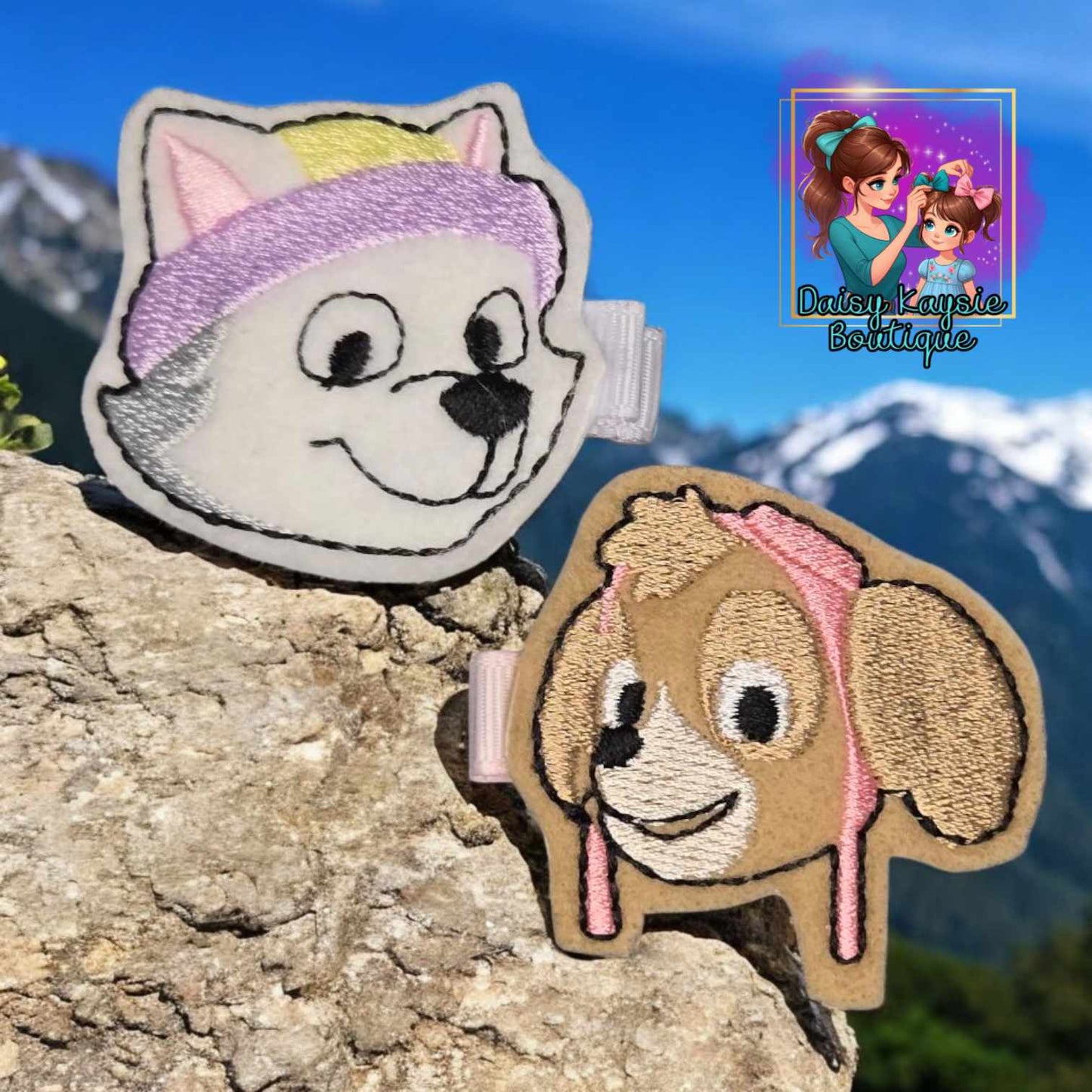 Helper Pups Feltie Clip
