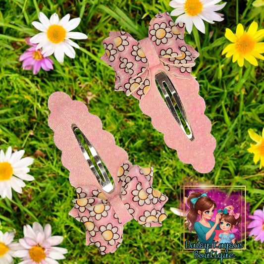 Cute Flowers Snap Clip
