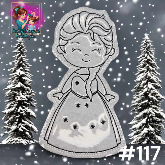 Ice QueenDry Erase Coloring Doll Activity