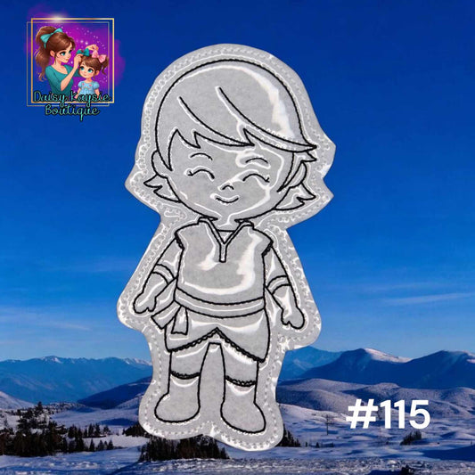 Ice Queen Boyfriend Nice Guy Dry Erase Coloring Doll Activity