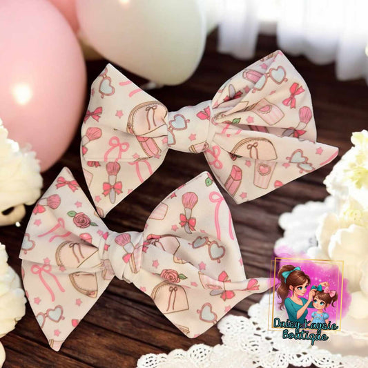 Girly Makeup SINGLE Baby Saylor Hair Bow