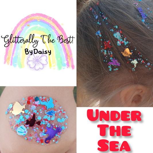 Under The Sea Glitter Hair Gel