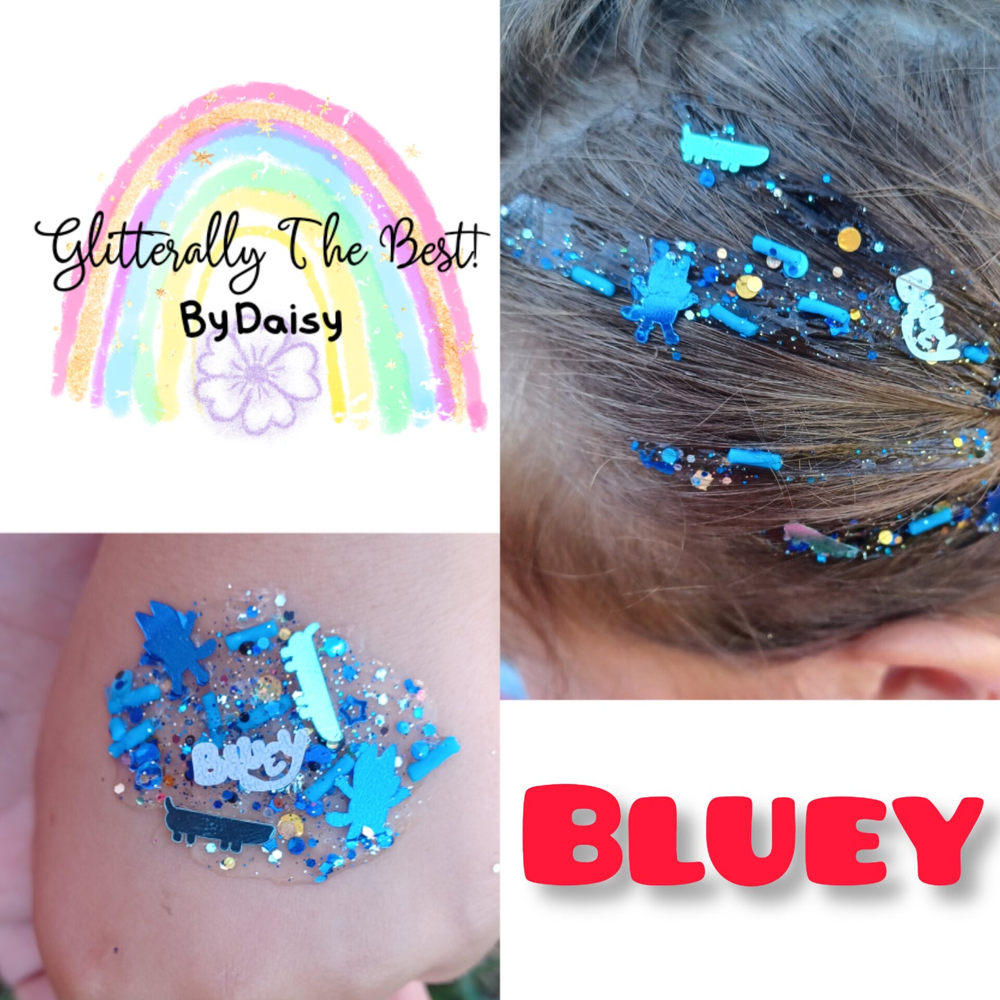 Colorful Dog Glitter Hair Gel