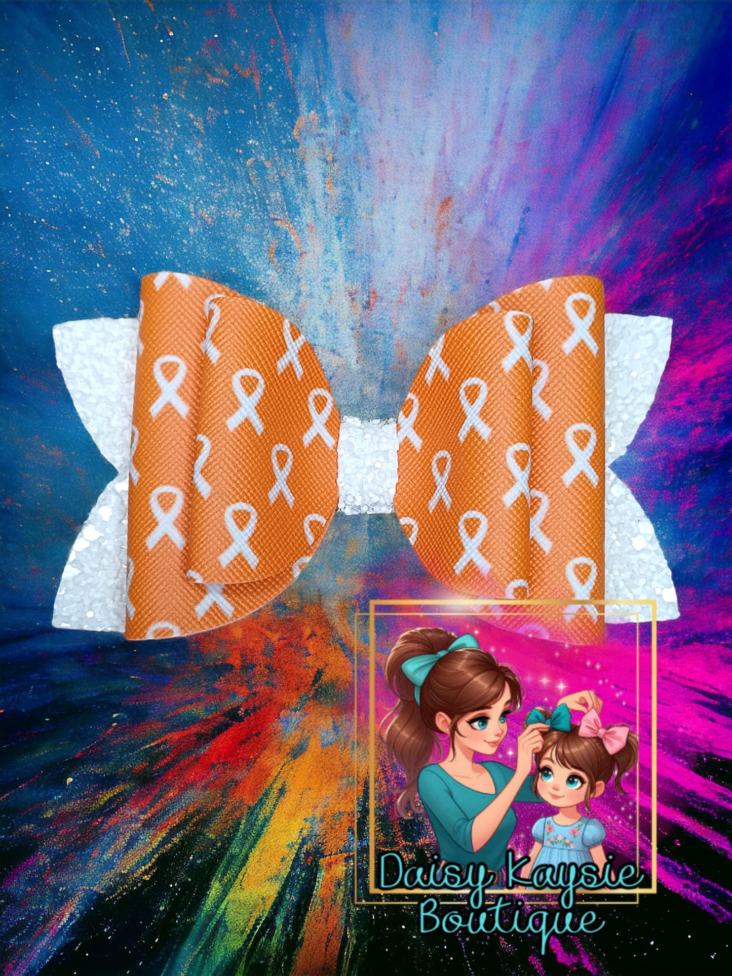 Orange Ribbon Support Awareness Kaysie