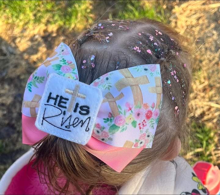 Monster Truck Peekaboo Bow