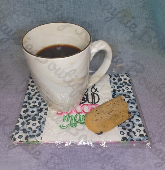 Loud & Proud Soccer Mama Sports Mug Rug Ice Pack Holder Gift
