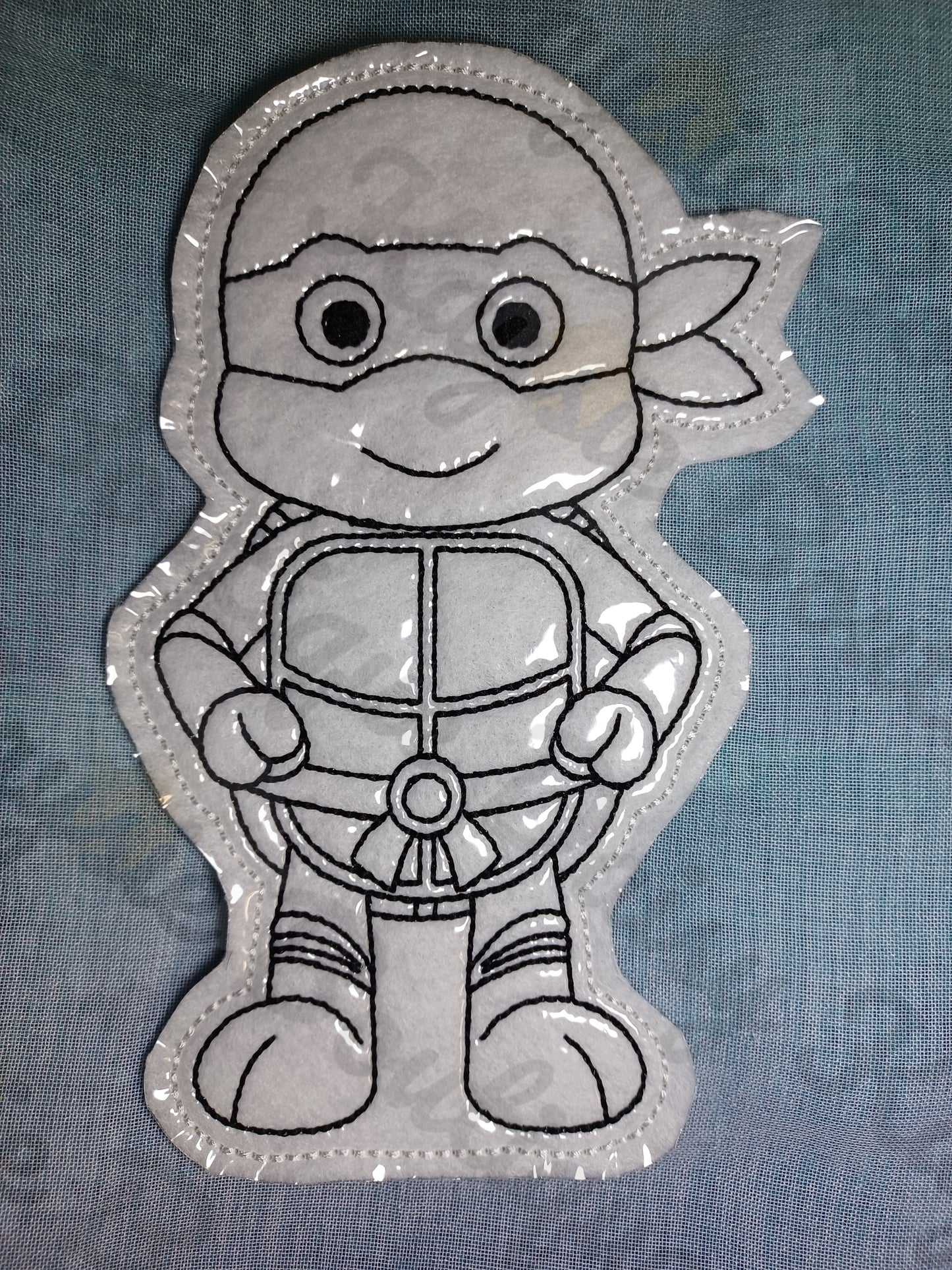 Fighting Turtle With Ninja Skills Dry Erase Coloring Doloring Doll