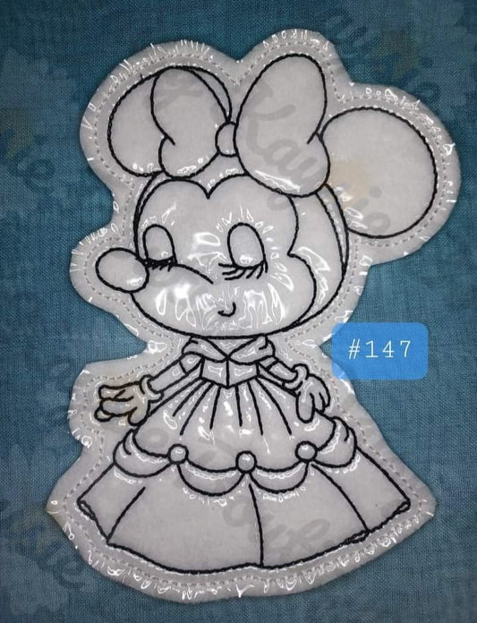 Beauty Mouse Princess Coloring Doll