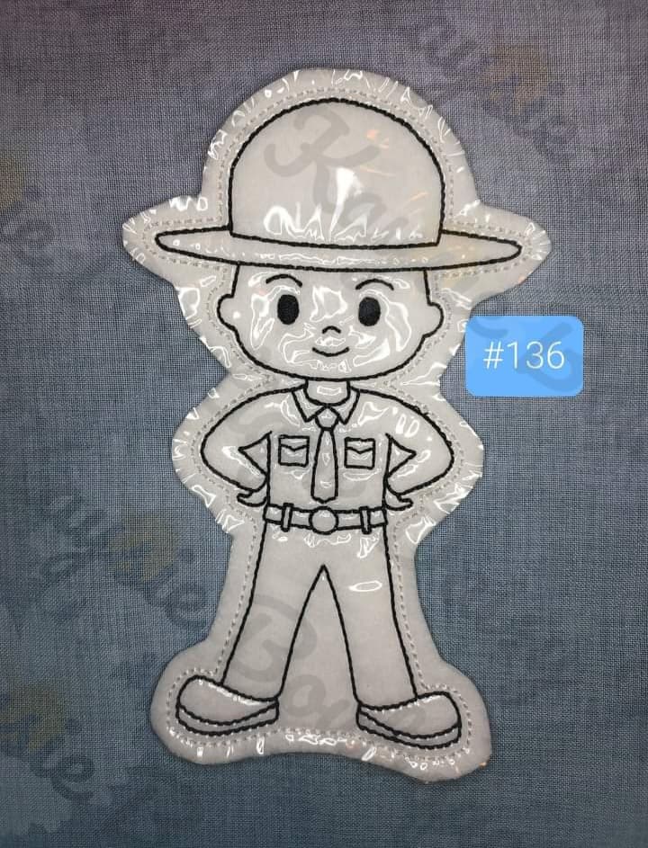 Boy Trooper Coloring Doll