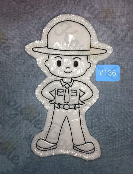 Boy Trooper Coloring Doll
