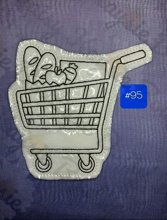 Grocery Shopping Cart Coloring Doll