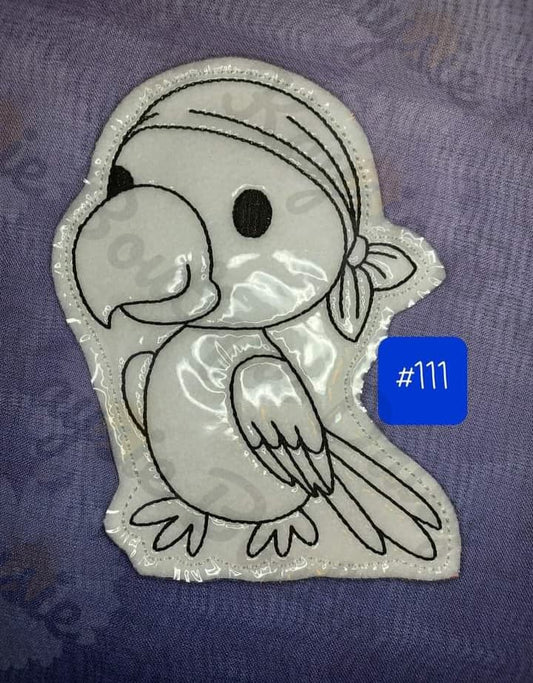 Pirate Parrot Coloring Doll