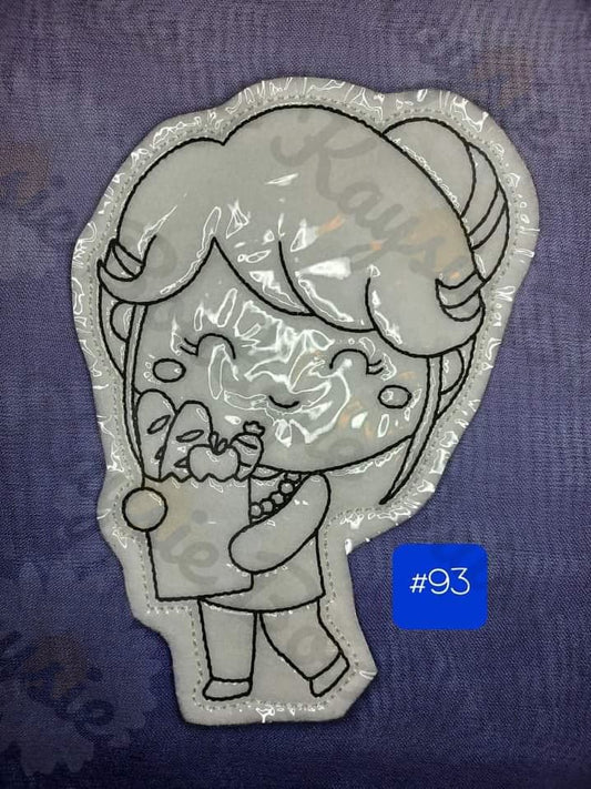 Woman grocery shopper Coloring Doll