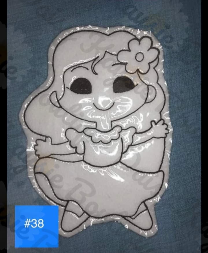 Magic Flower Sister Coloring Doll