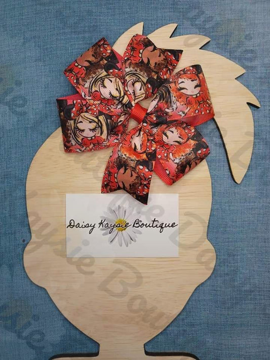 Girls With Mouse Ears Medium Pinwheel